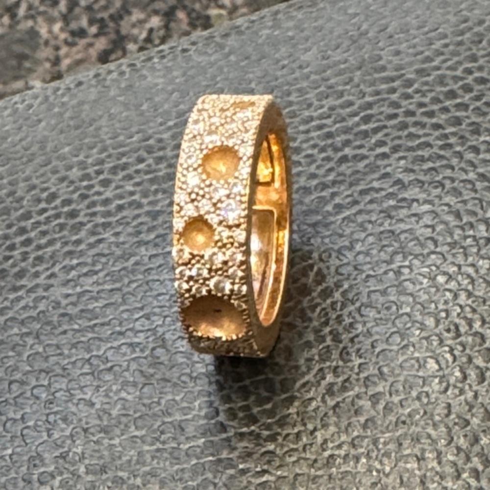 Roberto Coin Gold Textured Women's Ring